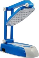 Wonder World ® 2.5-Watt Rechargeable LED Folding Lamp Desk Lamps(Blue, White)   Home Appliances  (Wonder World)