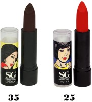 Amura Smart Girl LipStick Set of 2 (35,25)(4.5 g, 35,25) - Price 129 35 % Off  