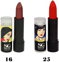 Amura Smart Girl LipStick Set of 2 (16,25)(4.5 g, 16,25) - Price 129 35 % Off  