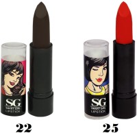 Amura Smart Girl LipStick Set of 2 (22,25)(4.5 g, 22,25) - Price 129 35 % Off  