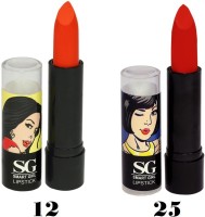 Amura Smart Girl LipStick Set of 2 (12,25)(4.5 g, 12,25) - Price 129 35 % Off  