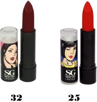 Amura Smart Girl LipStick Set of 2 (32,25)(4.5 g, 32,25) - Price 129 35 % Off  