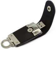 nexShop 100% Original Leather Fancy Hook Keychain U Disk Creative Memory Stick 8 GB Pen Drive(Black) (nexShop) Karnataka Buy Online