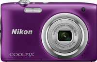 NIKON Coolpix A100 Point & Shoot Camera(Purple)