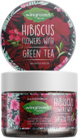 Wingreens Farms Hibiscus Flowers with Green Tea Hibiscus Green Tea Plastic Bottle(60 g)