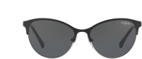 vogue Cat-eye Sunglasses(For Women, Grey)