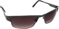 FASHBLUSH Wrap-around, Wayfarer Sunglasses(For Men & Women, Grey)