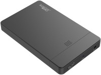 QuantumZERO QZ-HD02 USB 3.0 2.5 inch Hard Drive Disk HDD/SSD External Enclosure Case(For 9.5 mm, 7 mm 2.5 inch SATA I, II, III HDD, SSD, Black)   Laptop Accessories  (QuantumZERO)