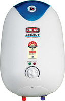 Polar 25 L Storage Water Geyser (LEGACY, White)