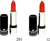 Amura Black Beauty Lip Colour Set of 2(4.5 g, 201,12) - Price 139 53 % Off  