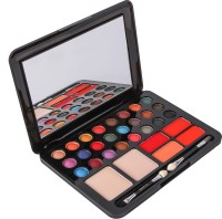 Glam 21 24 color Eyeshadow,4 Blusher, 2 Compact and mirror Makeup Kit - Price 290 80 % Off  