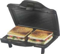 Prestige Sandwich Toaster (PGMFH) With Fixed Grill Plates Grill(Black)