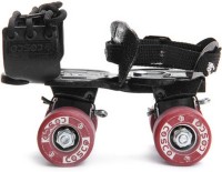Cosco Tenacity Super Jr. (16.5 - 19.5 cm) Age Group (3 - 6 Years) Quad Roller Skates - Size 8 - 11 UK(Multicolor)