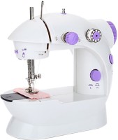 View Bruzone Compact 4 in 1 Mini Adapter Foot Pedal A06 Electric Sewing Machine( Built-in Stitches 45) Home Appliances Price Online(Bruzone)