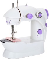 View Bruzone Compact 4 in 1 Mini Adapter Foot Pedal A12 Electric Sewing Machine( Built-in Stitches 45) Home Appliances Price Online(Bruzone)