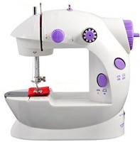 View Bruzone Compact 4 in 1 Mini Adapter Foot Pedal A09 Electric Sewing Machine( Built-in Stitches 45) Home Appliances Price Online(Bruzone)