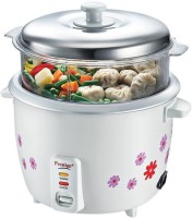 Prestige PRWOS 1.8 Electric Rice Cooker with Steaming Feature(1.8 L, White)