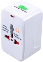 SHOPCRAZE Universal Pocket Travel Charger Multi-Plug, AU/EU/UK/US/CN Worldwide Adaptor (White) YUJH5214 Worldwide Adaptor(White)   Laptop Accessories  (SHOPCRAZE)