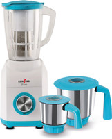 Kenstar KME75W3P-DBK MG 750 W Mixer Grinder (3 Jars, White)