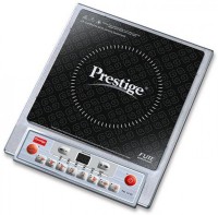 Prestige 1900 Watts Induction Cooktop(Silver, Black, Push Button)