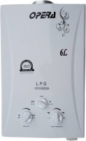 opera 6 L Gas Water Geyser(White, whgas-4)   Home Appliances  (Opera)