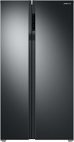 Samsung 604 L Frost Free Side by Side Refrigerator(All Black, RS55K50A02C/TL)