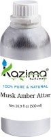 KAZIMA Musk Amber Perfume For Unisex - Pure Natural Undiluted (Non-Alcoholic) Floral Attar(Musk)