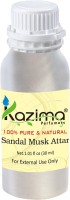 KAZIMA Sandal Musk Perfume For Unisex - Pure Natural (Non-Alcoholic) Floral Attar(Musk)