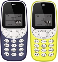 I Kall K71 Combo of Two Mobile(Dark Blue & Yellow) - Price 799 42 % Off  