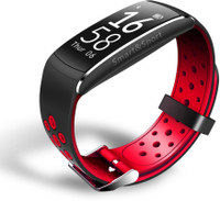 RCE RCE-WB-Q8 Fitness Smartwatch(Black, Red Strap, Free Size)
