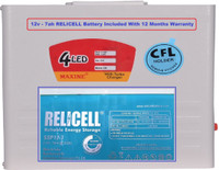 Maxine CFL HOME UPS (With RELICELL 12v 7ah Battery) 45w Square Wave Inverter