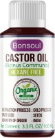 bonsoul Cold Pressed Organic Castor Oil Hair Oil(100 ml) - Price 122 30 % Off  