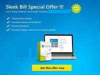 sleek bill Offline Premium + Inventory Billing Software(1 Year)
