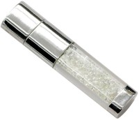Nexshop High Quality Diamond cum Metal USB 2.0 Crystal Flash Drive 4 GB Pen Drive(Silver)   Computer Storage  (nexShop)
