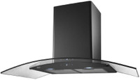 Kaff OPEC BGX – 90 Wall Mounted Chimney(Black 1180 CMH)