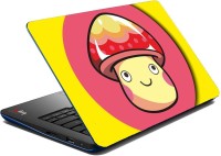 meSleep Yellow Smiley Face Vinyl Laptop Decal 15.6   Laptop Accessories  (meSleep)