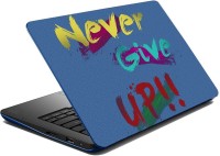 meSleep Never Give Up Vinyl Laptop Decal 15.6   Laptop Accessories  (meSleep)