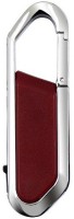 Nexshop Metallic Carabiner Hook Twister Style Designer USB Flash Drive 8 GB Pen Drive(Brown)   Computer Storage  (nexShop)