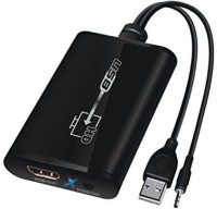 FineArts USB to HDMI Converter/Adapter With 3.5mm Audio Cable 1080P USB Adapter(Multicolor)
