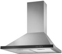 Kaff RAY 90 Wall Mounted Chimney(Stainless Steel Finish 1000 CMH)