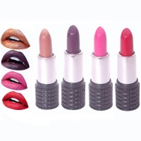 Makeup Mania Moist. Matte Lipstick, Satin Soft, Vibrant Combo of Four(15.2 g, Pink, Golden Copper, Eggplant Purple, Red) - Price 375 76 % Off  