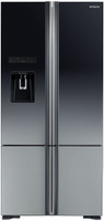 Hitachi 697 L Frost Free French Door Bottom Mount Refrigerator(Grey, R-WB800PND6X-XGR)