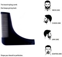 param Beard Styling and Shaping Template Comb Tool (Black)PARAM - Price 130 81 % Off  