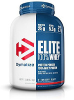 Dymatize Elite 100% Whey Protein(2.27 kg, Strawberry blast) RS.5899.00