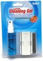 Saco Cleaning Gel with Microfiber Wiper & Brush for Computers   Laptop Accessories  (Saco)