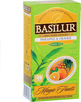 Basilur Tea Basilur-25teabag-Pineapple&Orange Pineapple, Orange Green Tea Bags Box(38 g)