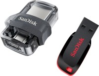 SanDisk Dual 3.0 OTG + Cruzer Blade Flash Drive Usb 64 GB Pen Drive(Multicolor) (SanDisk) Karnataka Buy Online