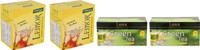 Lemor Combo Pack of Lemon 2 flavour Instant Ice Tea (10 sachet) & 2 Pack of 25 Tulsi Tea Bags Box(70 Bags)