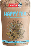 Kayos Stress Relief Happy Tea Mint, Lemon Grass Infusion Tea Vacuum Pack(100 g)