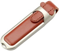 nexShop Finger Leather Metal Novel USB Flash Drive 16 GB Pen Drive(Brown) (nexShop) Karnataka Buy Online